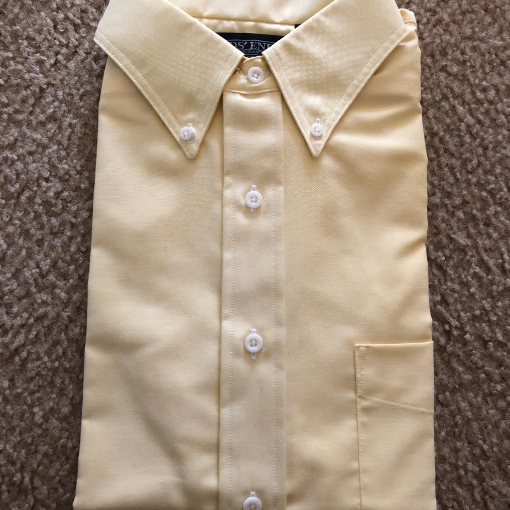 Pale Yellow Button Down